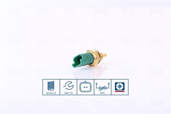 NISSENS 207087 | Sıcaklık Isı Sensörü (Peugeot 206-307-406-407-607-806-807-Expert-Partner Citroen C5-C8-Berlingo)