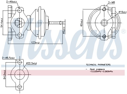 NISSENS 98471 | EGR Valfi VW Caddy Golf Passat Transporter Audi A4 A6 Seat Toledo