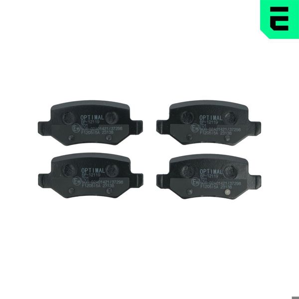 OPTIMAL BP-12119 | Fren Balata Arka 02 > Vaneo-Ms A-B Seri