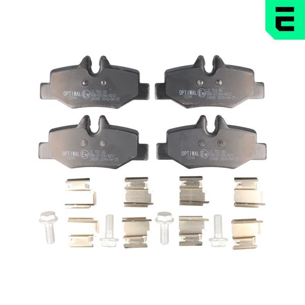 OPTIMAL BP-12244 | Fren Balata Arka 04-Vito 2.2-3.2-119-122-123