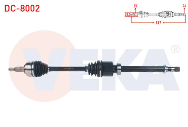 Dacia Dokker 1.5 dCi Sağ AKs Komple Veka Marka