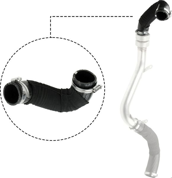 RAPRO 16286 | Turbo Hortumu (Küçük) Ford Focus III 2.0 11- >