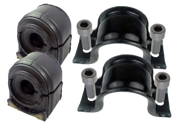 RAPRO 51812K2 | Viraj Demir Lastiği (2) Ve Kelepçesi (2) + 4 Civata (Kit) (Ön) (Yeni Tip) Volkswagen Crafter