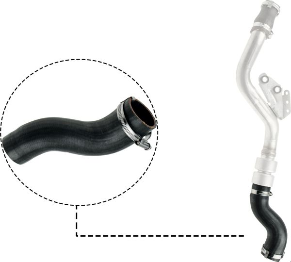 RAPRO R14231 | Turbo Hortumu Büyük Sağ Sport / 3.6 V8