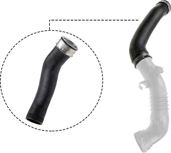 RAPRO R19339 | Turbo Hortumu Alt. E90. M47n2. 3.18D. 3.20D . Alt Yarısı