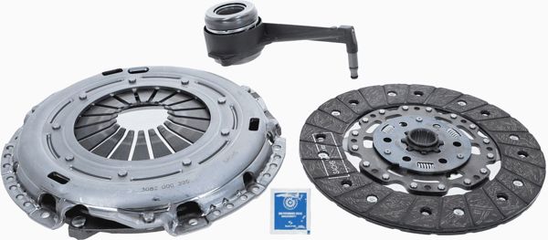 SACHS 3000990081 | Debriyaj Seti + Rulman (VW Caddy 04-11 Golf 04-14 Passat 06-11) Azv-Bkd-Bkp