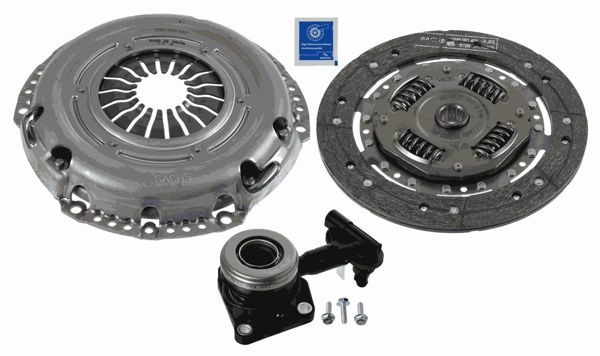 SACHS 3000990519 | Debriyaj Baskı Balata Bilya Benzinli (Ford Focus II 1.4 1.6 04-Mondeo IV 1.6Tı 07 -) Volvo (S40-V50-C30) (04 -) (B4164s3)