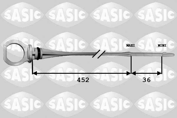 SASIC 1940008 | Yağ Çubuğu 206 307 / C2 C3 Xsara II 1.4 HDI