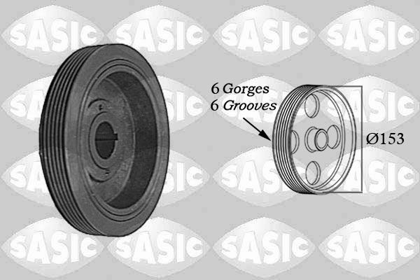 SASIC 5150G30 | Krank Kasnağı Partner / Berlingo 1.9D Xud9