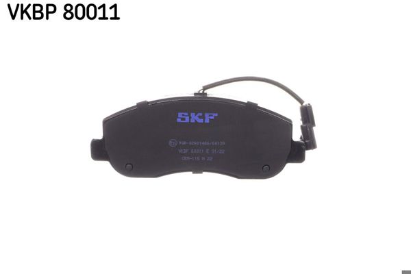 SKF VKBP80011E | Ön Fren Balatası Master III 10 > Movano 10 >