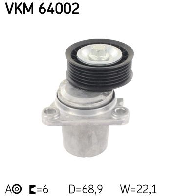 SKF VKM64002 | V Kayış Gergi Rulmanı (Mazda 6 1.8 2002-/ 2.0 2002-/ 2.5 2007-/)