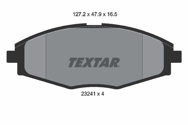 TEXTAR 2324102 | Fren Balatası Chevrolet Spark / Matız 04-Ön