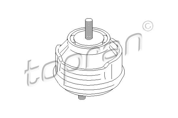 TOPRAN 500278 | Motor Takozu (BMW: 3 Serisi 00-05)