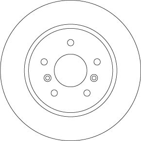 TRW DF6787 | Arka Fren Diski (Aynası) Nissan Qashqai J11 2013-Xtrail T32 2014-Renault Kadjar 2015-(28