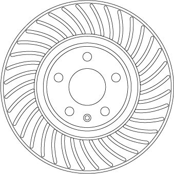 TRW DF6950S | Disk On (Ad) 16 > Aı.A4-A5-Q5 Kaplamalı (Kutu Fıyat Tek) | 2 Adet