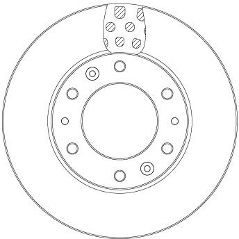 TRW DF6962S | Disk On (Ad) 15 > H350 2.5Crdi | 1 Adet