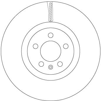 TRW DF6983S | Fren Diski Ön Havalı (312-5) (VW Polo VI 2.0 Gtı 17 -) | 1 Adet