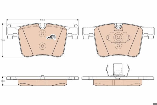 TRW GDB1942 | Fren Balatası Ön