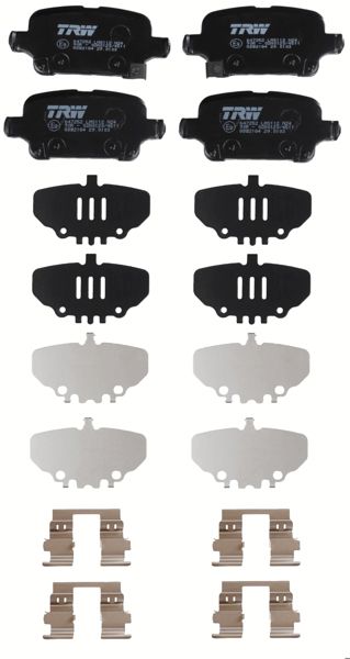 TRW GDB2184 | Fren Balata Arka 17-Insignia.B 17Jant