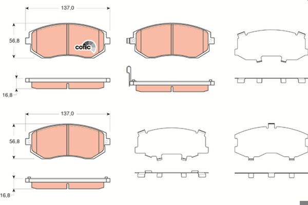 TRW GDB3371 | Fren Balata Ön Forester (Sg_) 02 > 082.0 Awd (Sg5) 2.0 S Turbo Awd (Sg5) 2.5 Awd (Sg9) 2.0 X Awd (Sg5) 2.5 Rx Nato Awd (Sg9) Forester (Sh_) 08 > 132.5 Awd (Sh9) 2.0 Awd (Sh5) 2.0 D Awd (Shh) 2.5 Awd (Sh9) Impreza Hatchback (Gr, Gh, G3)