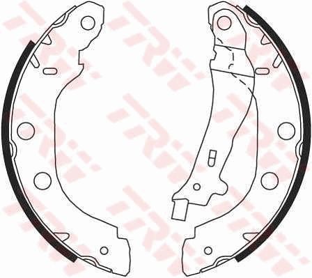 TRW GS8655 | Kampana Balata (Renault Kangoo 98- 08 / Nissan Primera 96-02) Levyelı Büyük Tip