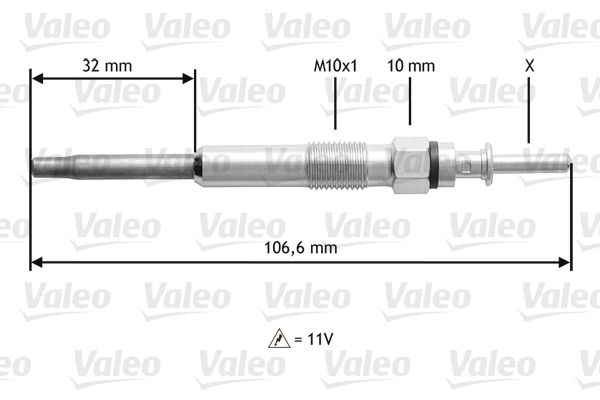 VALEO 345132 | Kızdırma Bujisi BMW M47-M57 / E38-E39-E46-E53