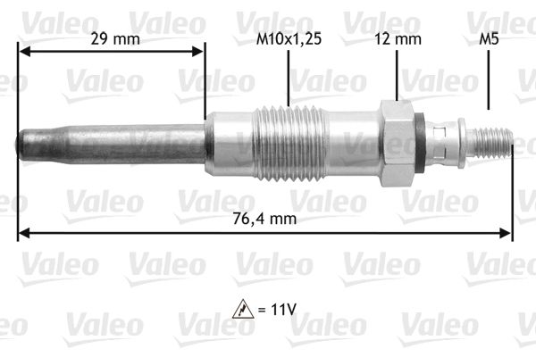 VALEO 345170 | Kızdırma Bujisi Land Rover