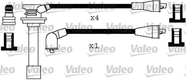 VALEO 346533 | Buji Kablo Takım-(Suzuki Vitara 90 / 98 1.6 5Kapı / Swift 90 / 1.6 / Baleno 96 / /)