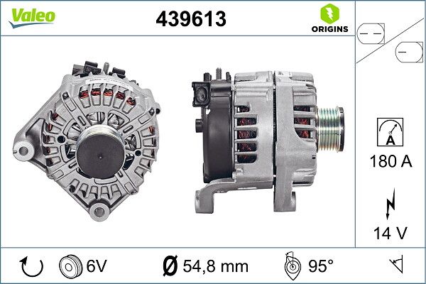 VALEO 439613 | Alternatör Sarj Dınamosu BMW E90 E87 E84 M47 N47 12V 180A
