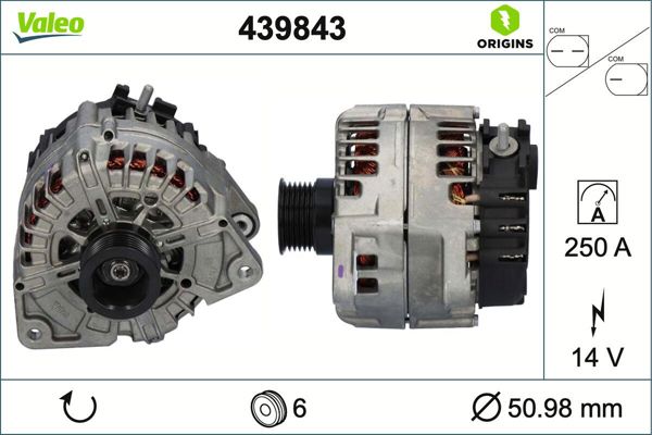 VALEO 439843 | Şarj Dinamosu 278 222