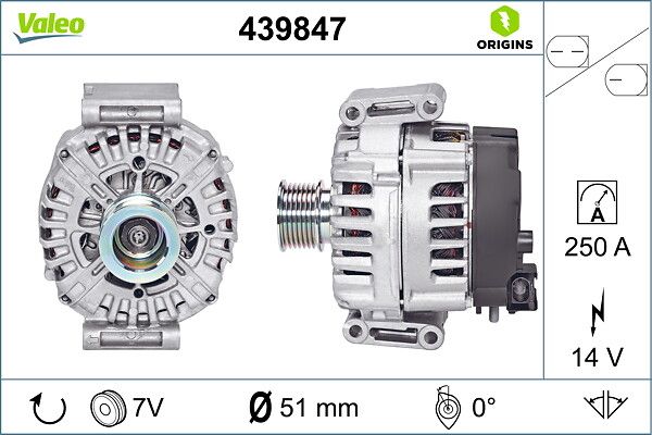 VALEO 439847 | Alternatör W463
