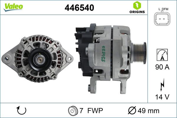 VALEO 446540 | Alternatör