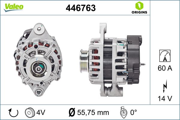 VALEO 446763 | Alternatör Komple 60 A (Suzuki Marutı Alto 800 (796))