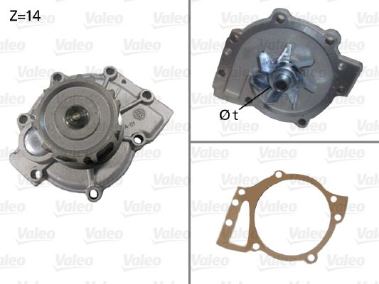 VALEO 506588 | Su Pompası Volvo