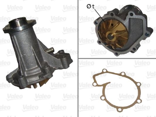 VALEO 506671 | Devirdaim Pompası (Om602, Om603, Om605, Om606) W202 95-00 W210 97-99 W124 88-93 W140 93-98