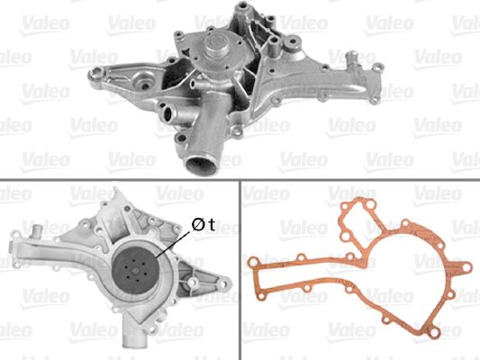 VALEO 506787 | Devirdaim Pompası (M112) W203 00-07 W210 97-02 W211 03-08 W163 98-05 W220 98-05