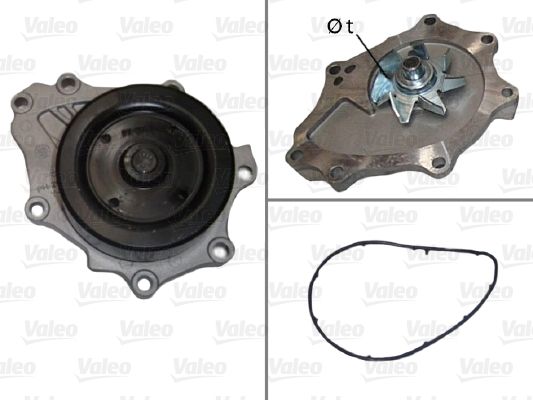VALEO 506905 | Devirdaim Toyota Avensis 2.0 2.2 D4d 06-12 Rav4 2.0 D4d 2.2 D4d 06-11
