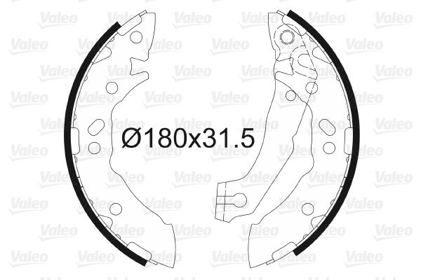 VALEO 562776 | Balata Fren Pabuç Arka-(Hyundai Accent 95 / 00)