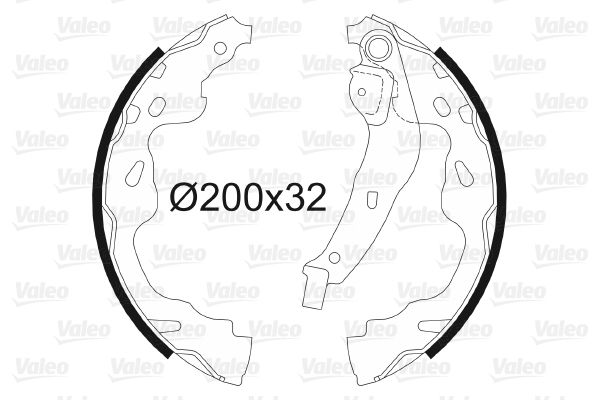 VALEO 564075 | Kampana Balata Citroen C1 / 107 / Aygo 05 -