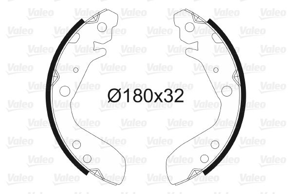 VALEO 564088 | Arka Fren Balatası Pabuç Honda Jazz II 02-08