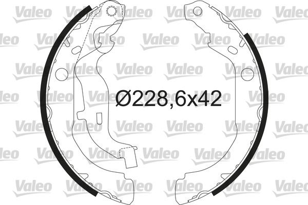 VALEO 564210 | Pabuç Balata 10-Duster4×4