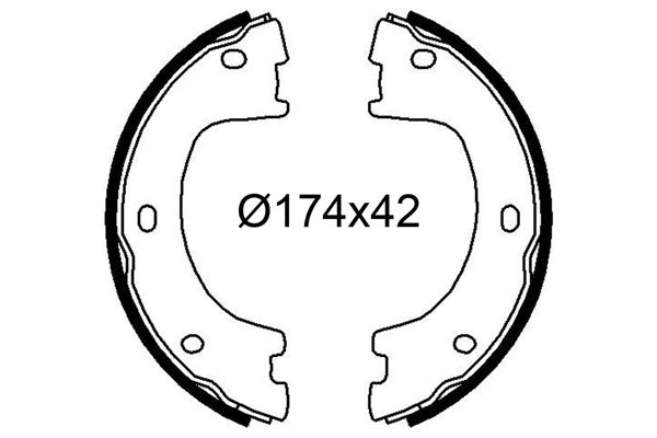 VALEO 564258 | El Fren Balatası (Çift Teker) Sprinter 906 06-16 Crafter 06-16