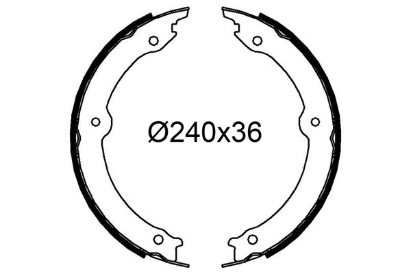 VALEO 564283 | El Fren Balatası Arka Toyota Land Cruiser 200 2007-