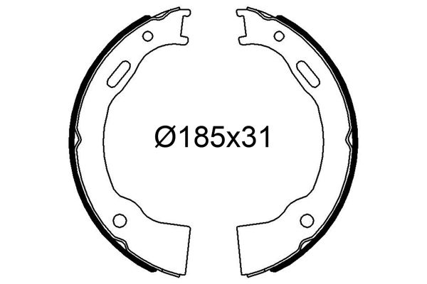 VALEO 564317 | El Fren Balatası Jeep Cherokee (Kj) 2.4 3.7 2.8 2.5 Crd 02-08 Wrangler (Tj) 2.4 2.5 4.0 96-07