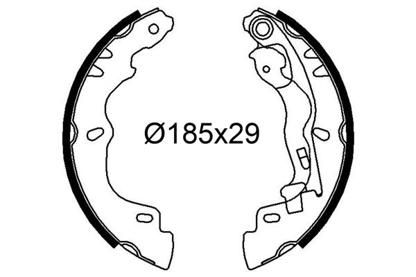 VALEO 564334 | Kampana Balata Fiat Albea Palio I Siena