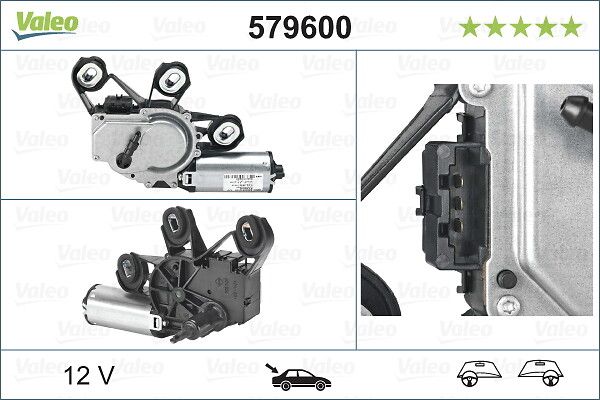 VALEO 579600 | Silecek Motoru Arka