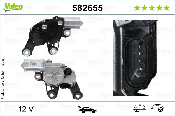 VALEO 582655 | VW Audi Silecek Motoru Arka A4 Rs4 Q7 4M0955711a