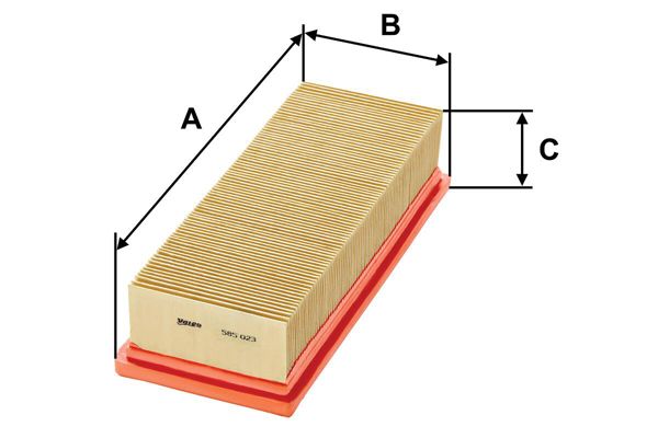 VALEO 585023 | Hava Filtresi (Fiat Punto I 1.1 55, Seıcento 1.1)