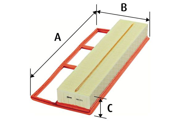 VALEO 585075 | Hava Filtresi (Fiat 500, Albea, Linea, Doblo, Fiorino, Idea, Panda, Punto II 1.3 JTD, 1.3 CDTI)