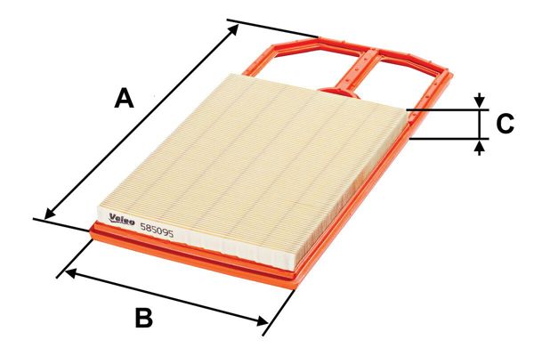 VALEO 585095 | Hava Filtresi-(VW Polo 95-02 Seat Ibiza 97-02)